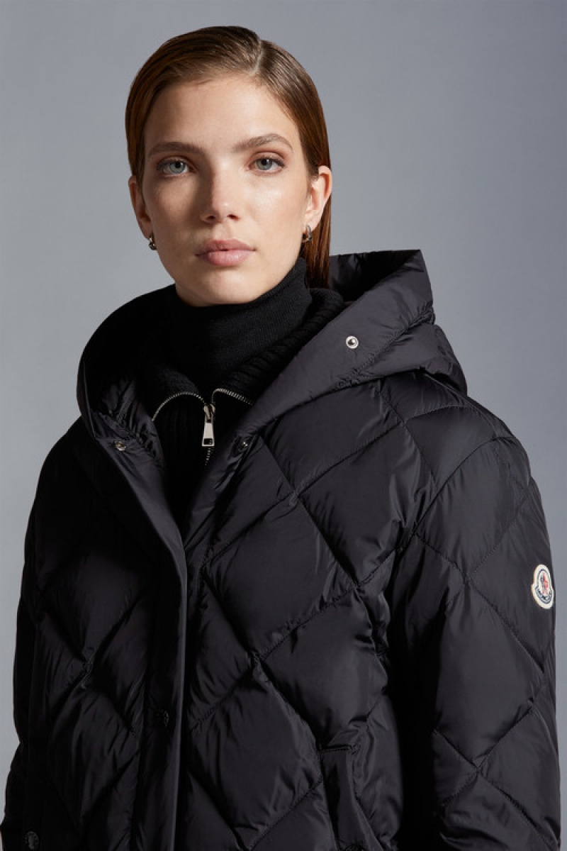 Chamarra Moncler Arvouin Mujer Negros | MGJF-39201