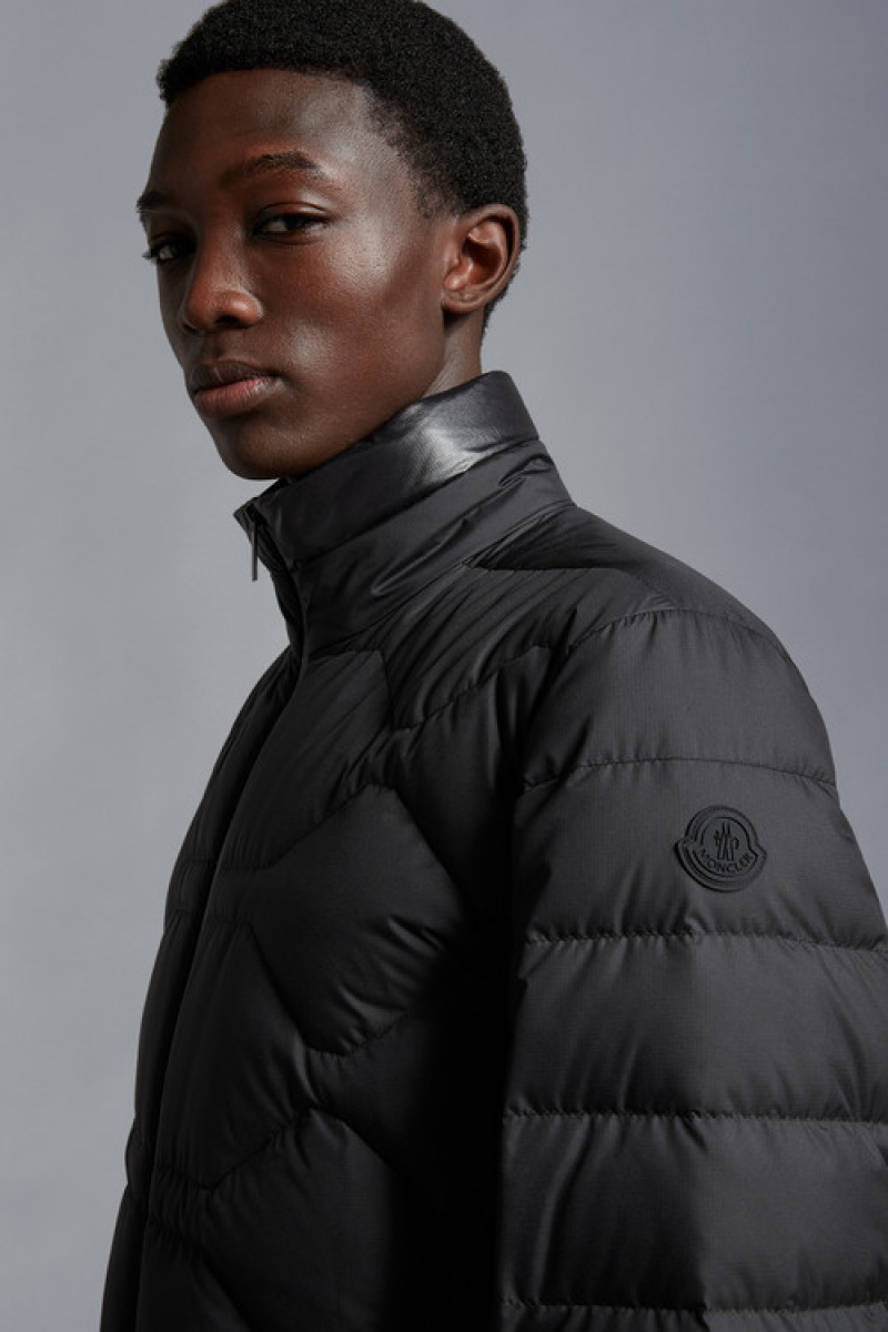 Chamarra Moncler Atlas Hombre Negros | AYXO-87046