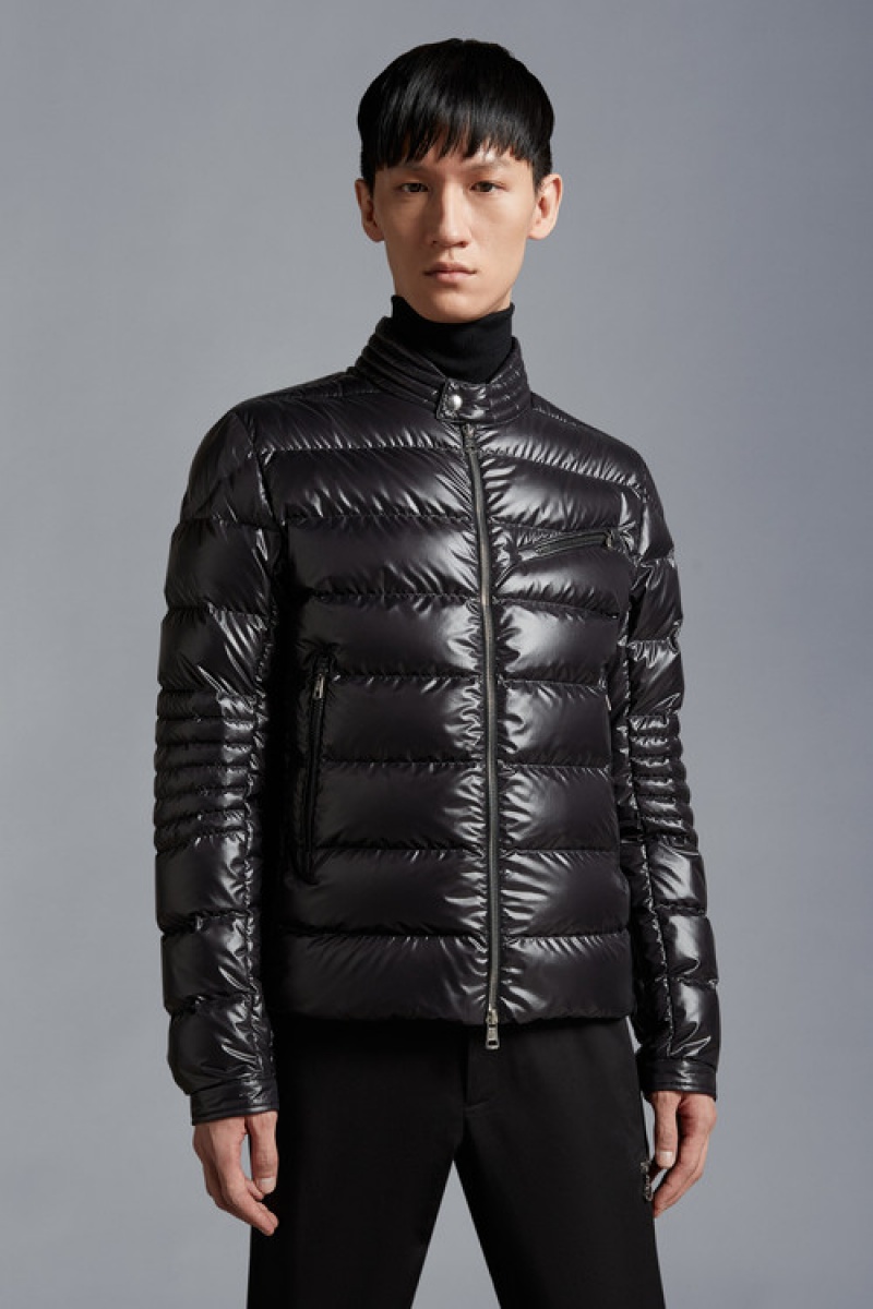 Chamarra Moncler Authie Hombre Negros | XAPB-13240