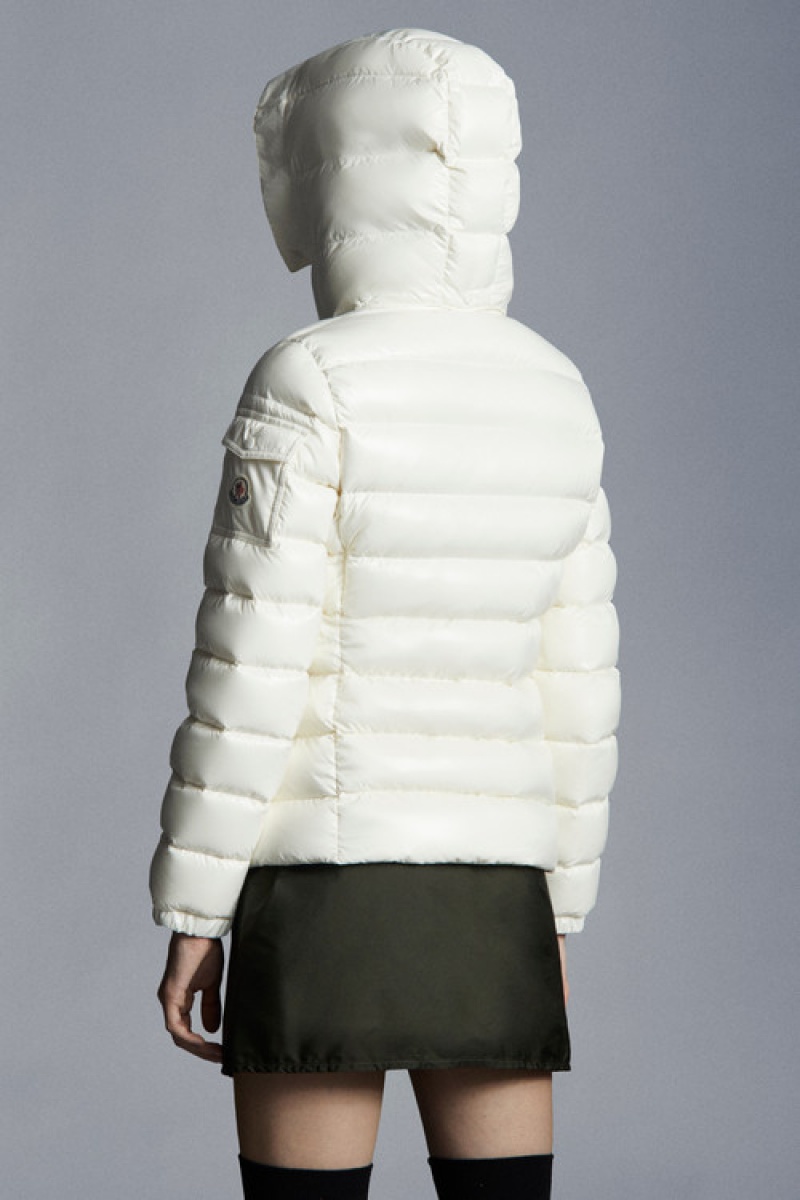 Chamarra Moncler Badyf Mujer Blancos | CHRV-67314