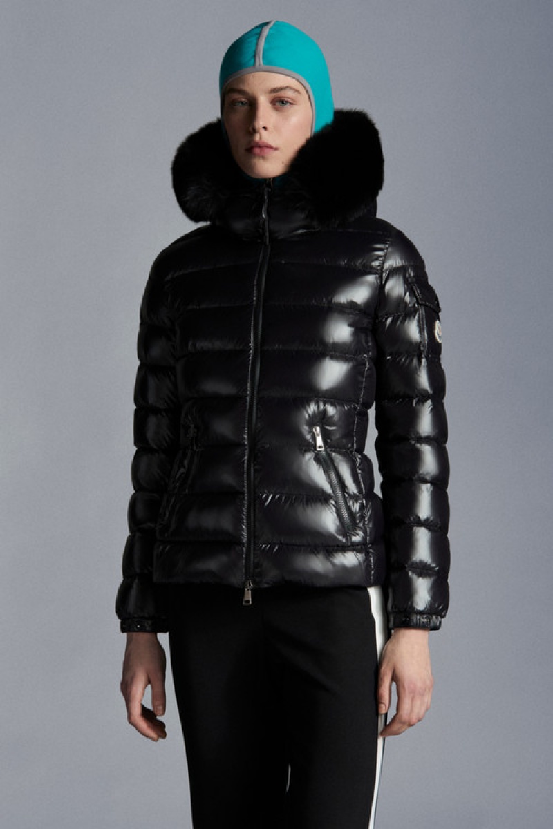 Chamarra Moncler Badyfur Mujer Negros | ZBLO-14698