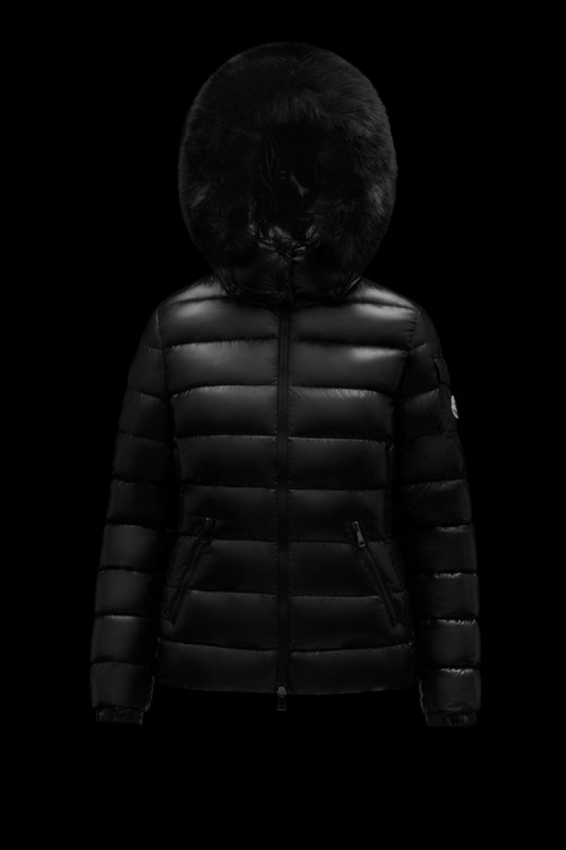 Chamarra Moncler Badyfur Mujer Negros | ZBLO-14698