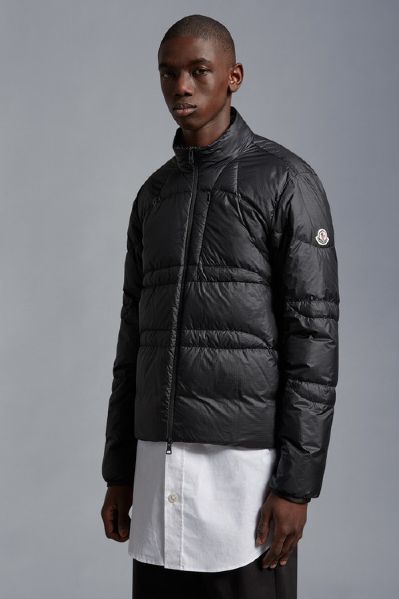 Chamarra Moncler Biham Hombre Negros | YNRE-43612