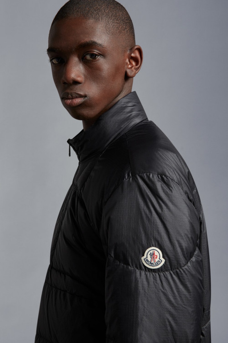 Chamarra Moncler Biham Hombre Negros | YNRE-43612