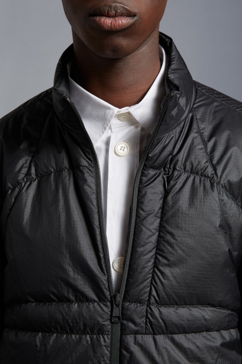 Chamarra Moncler Biham Hombre Negros | YNRE-43612