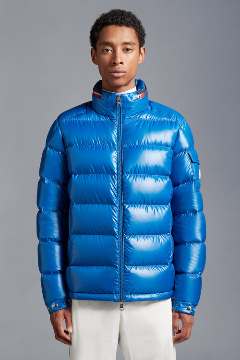 Chamarra Moncler Bourne Hombre Azul Rey Azules | EZLU-10243