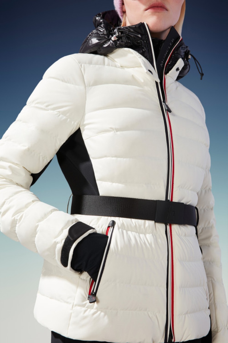 Chamarra Moncler Bruche Mujer Blancos | QDKU-96417