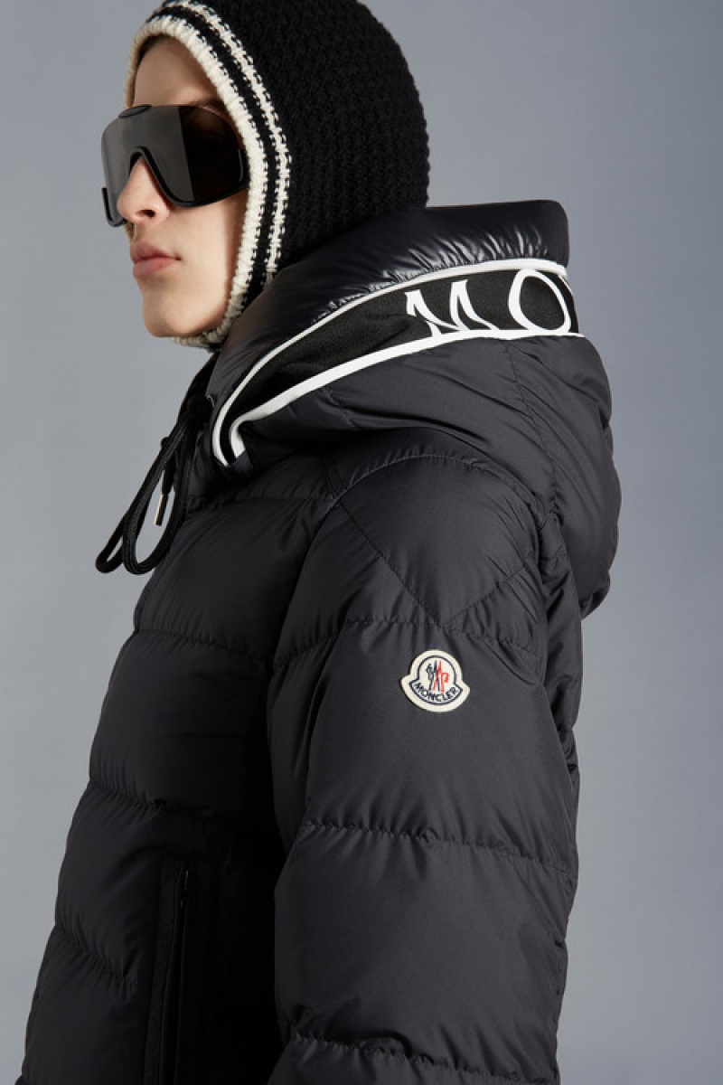 Chamarra Moncler Cardere Hombre Negros | QWIZ-12736