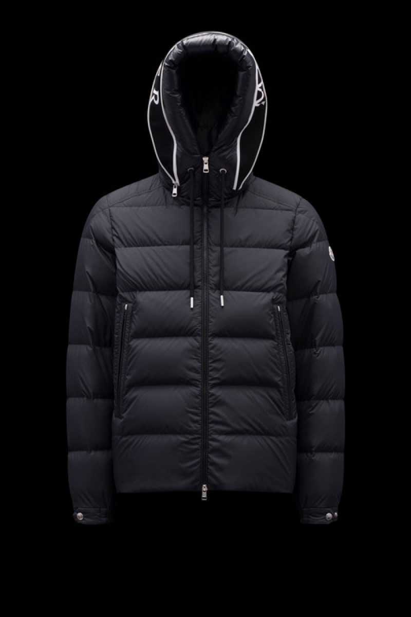 Chamarra Moncler Cardere Hombre Negros | QWIZ-12736