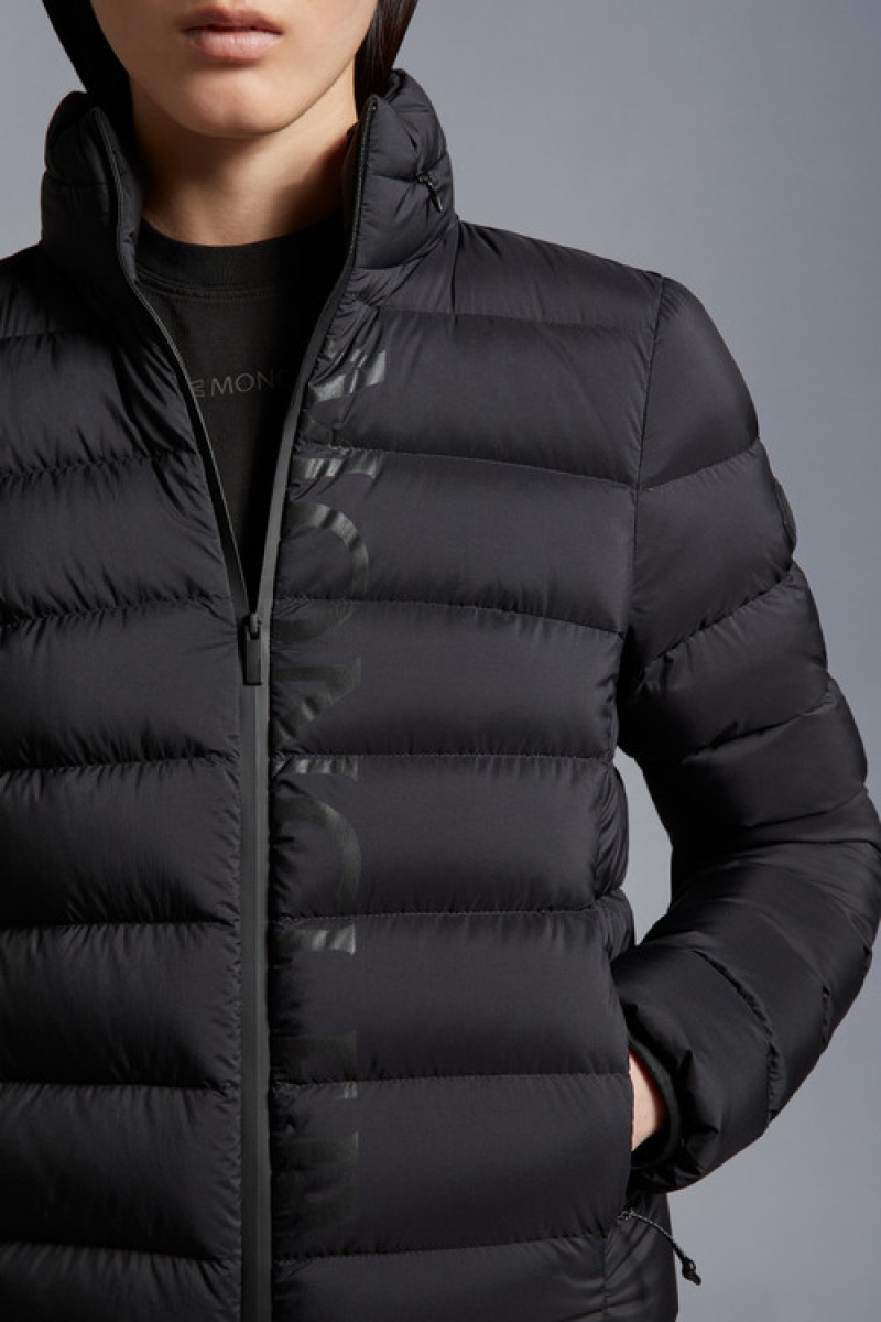 Chamarra Moncler Cerces Mujer Negros | CEBQ-10957