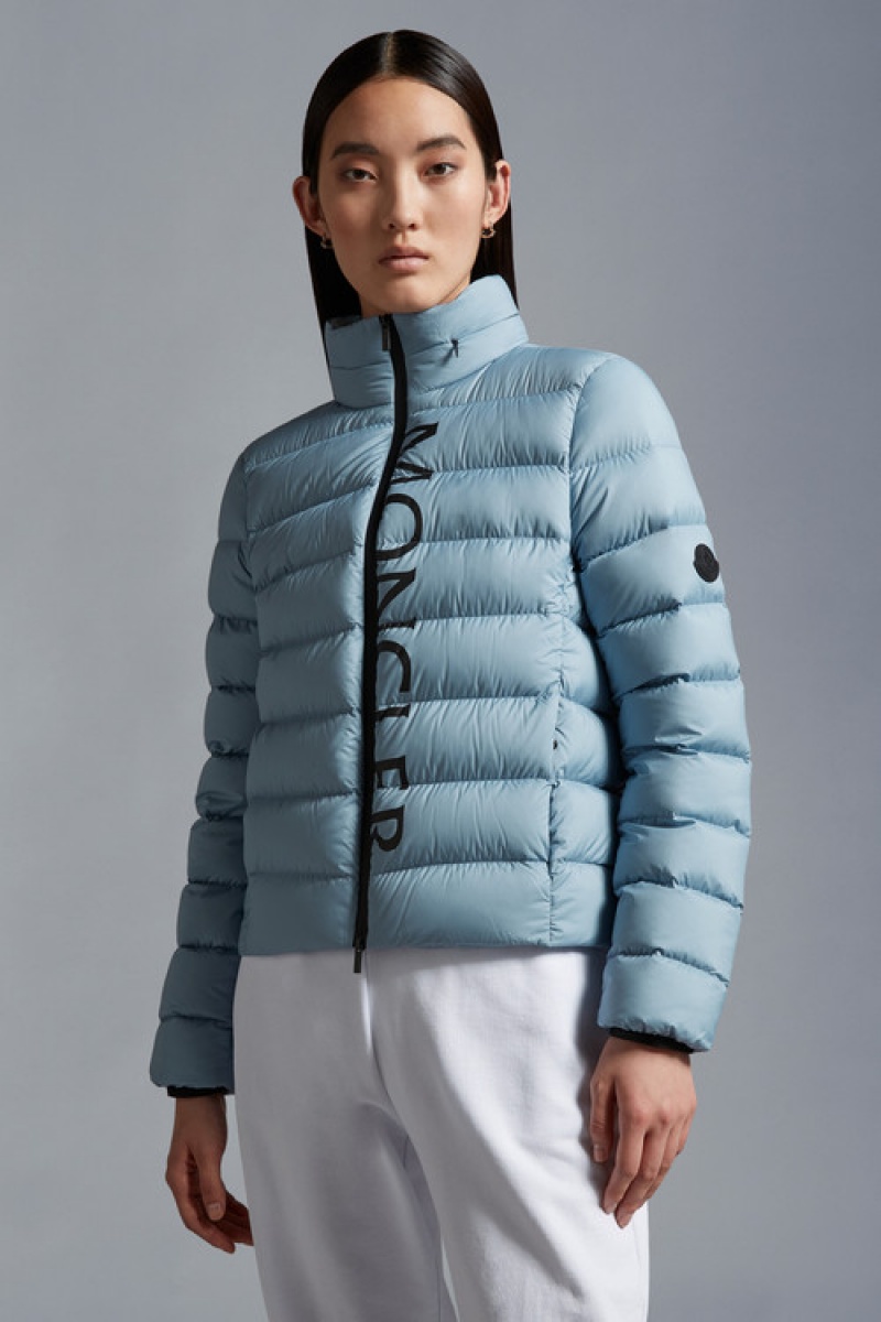 Chamarra Moncler Cerces Mujer Azules | VELH-89317