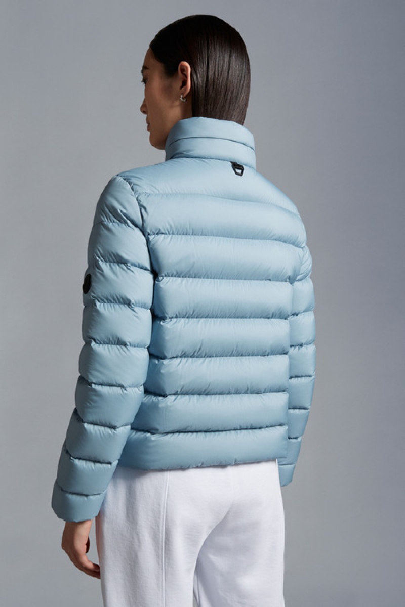 Chamarra Moncler Cerces Mujer Azules | VELH-89317