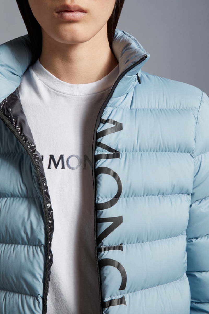 Chamarra Moncler Cerces Mujer Azules | VELH-89317