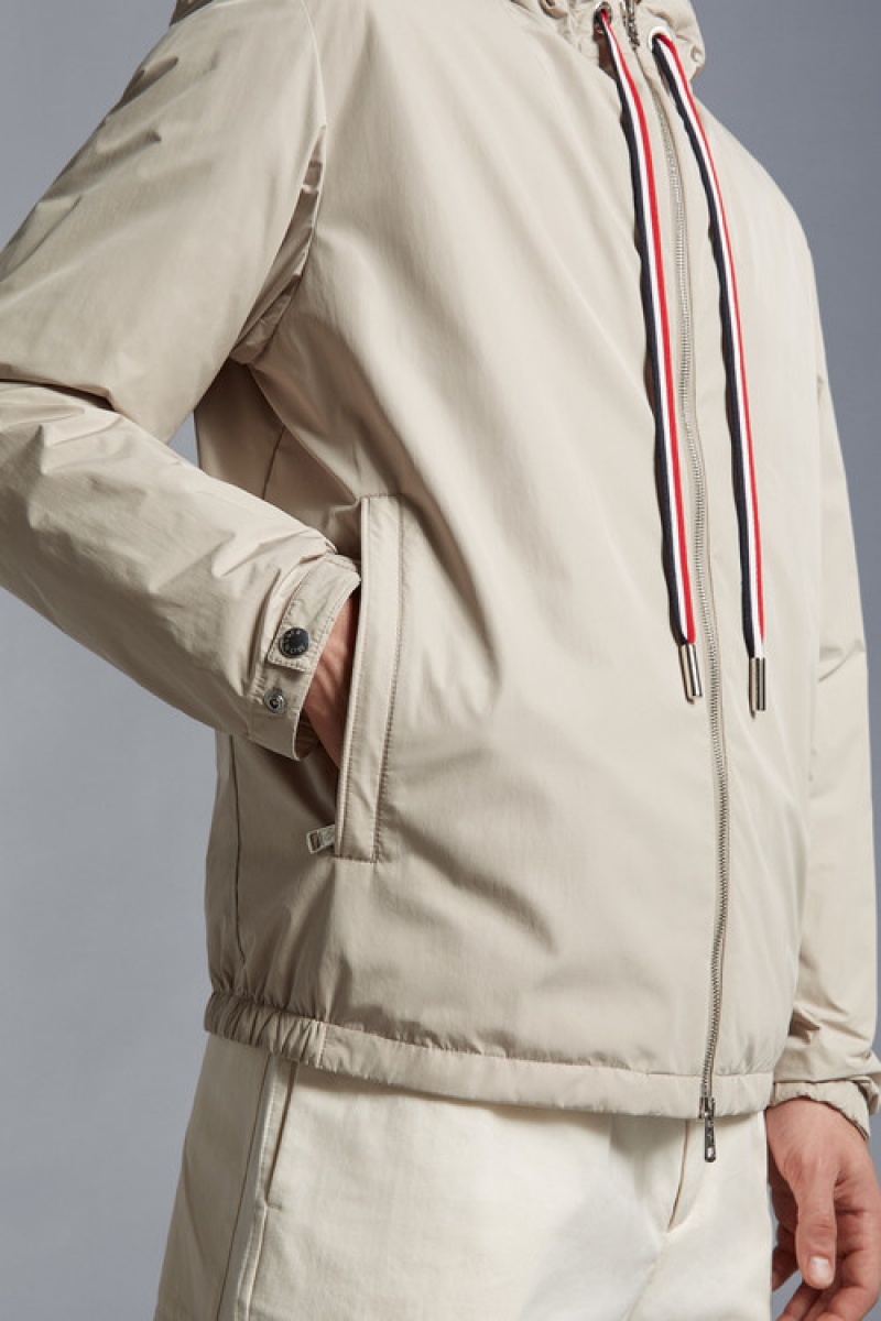 Chamarra Moncler Cerou Hombre Blancos | OJGU-91620