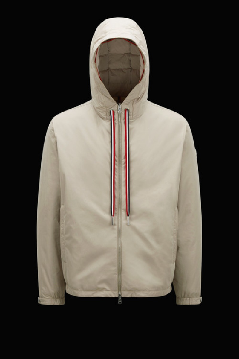 Chamarra Moncler Cerou Hombre Blancos | OJGU-91620