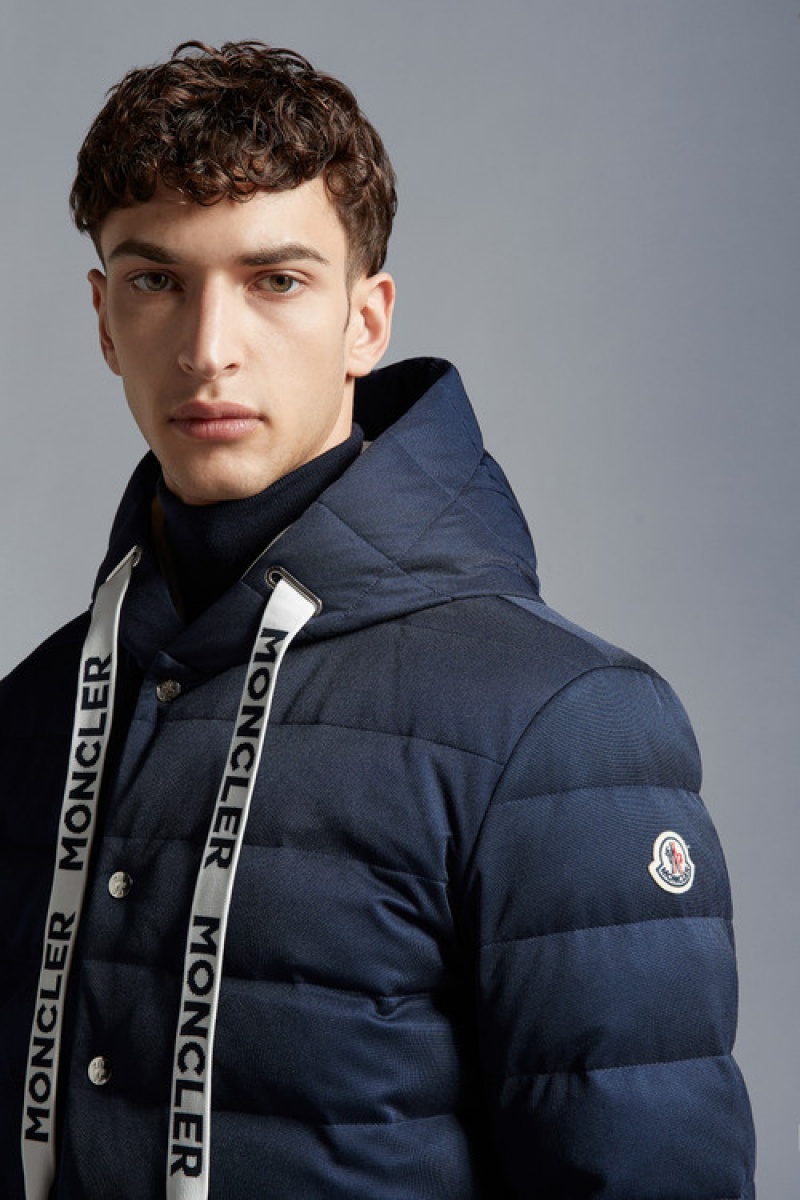 Chamarra Moncler Ciron Hombre Azules | MLGK-71948