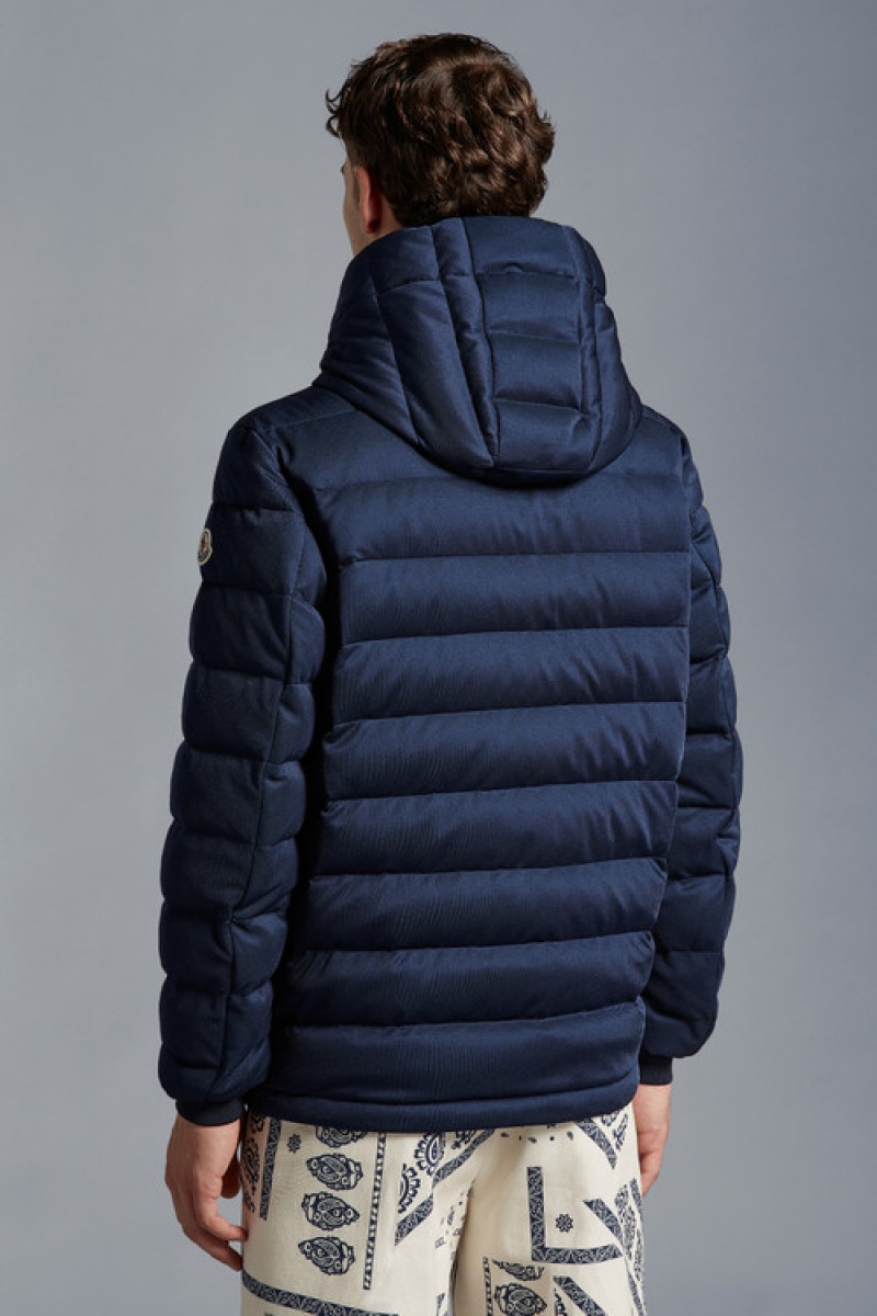 Chamarra Moncler Ciron Hombre Azules | MLGK-71948