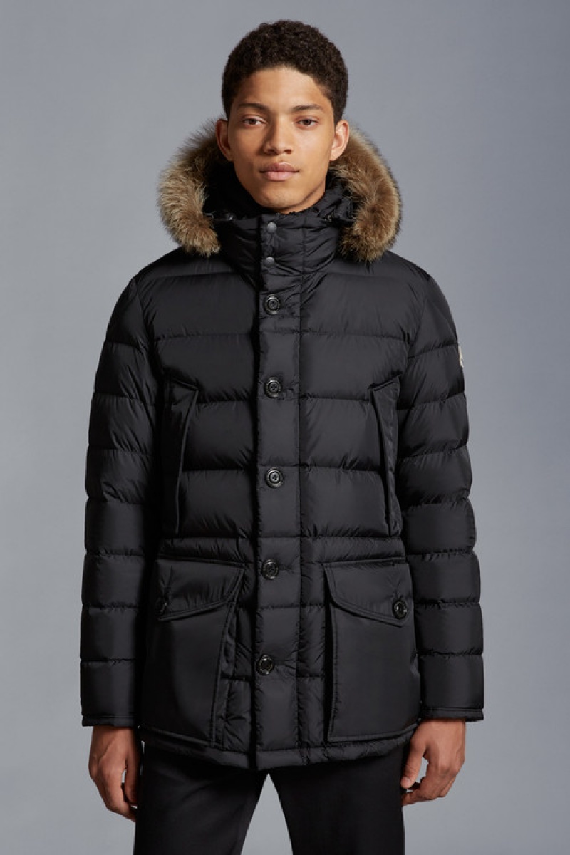 Chamarra Moncler Cluny Hombre Negros | HNID-14038