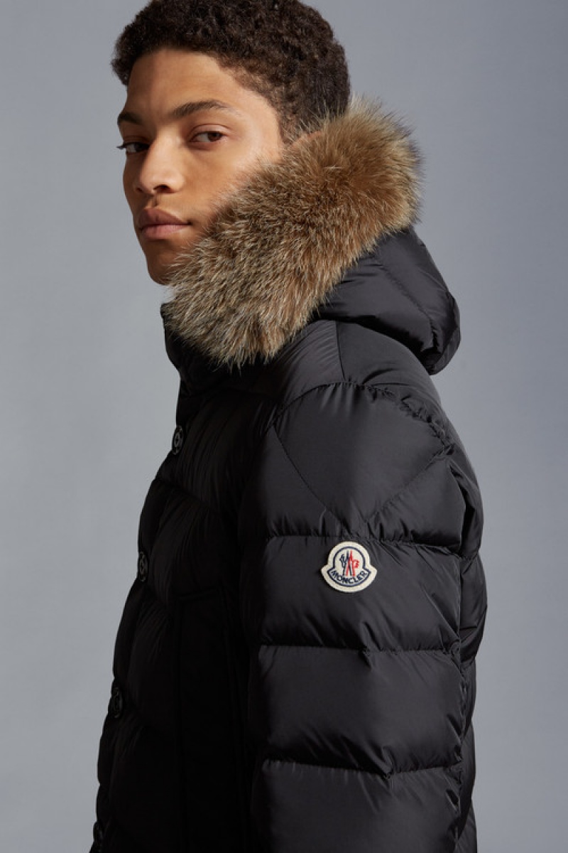 Chamarra Moncler Cluny Hombre Negros | HNID-14038