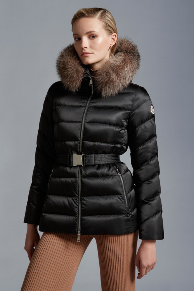 Chamarra Moncler Cupidone Mujer Negros | GFUK-50398