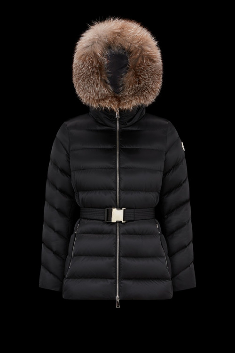 Chamarra Moncler Cupidone Mujer Negros | GFUK-50398