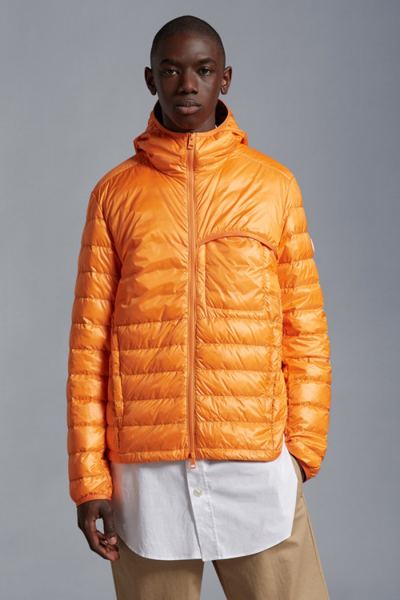 Chamarra Moncler Divedro Hombre Naranjas | JEML-79685