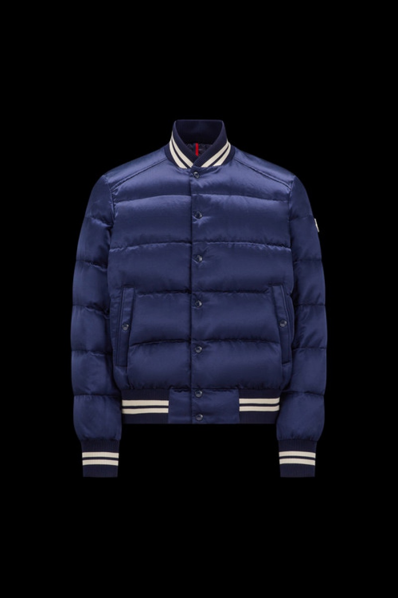 Chamarra Moncler Dives Bomber Hombre Azul Marino Azules | HEGY-79036