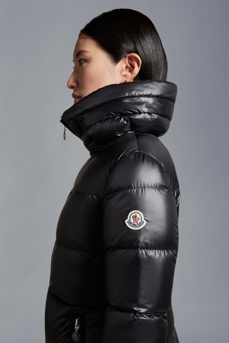 Chamarra Moncler Douro Mujer Negros | GZLE-78163