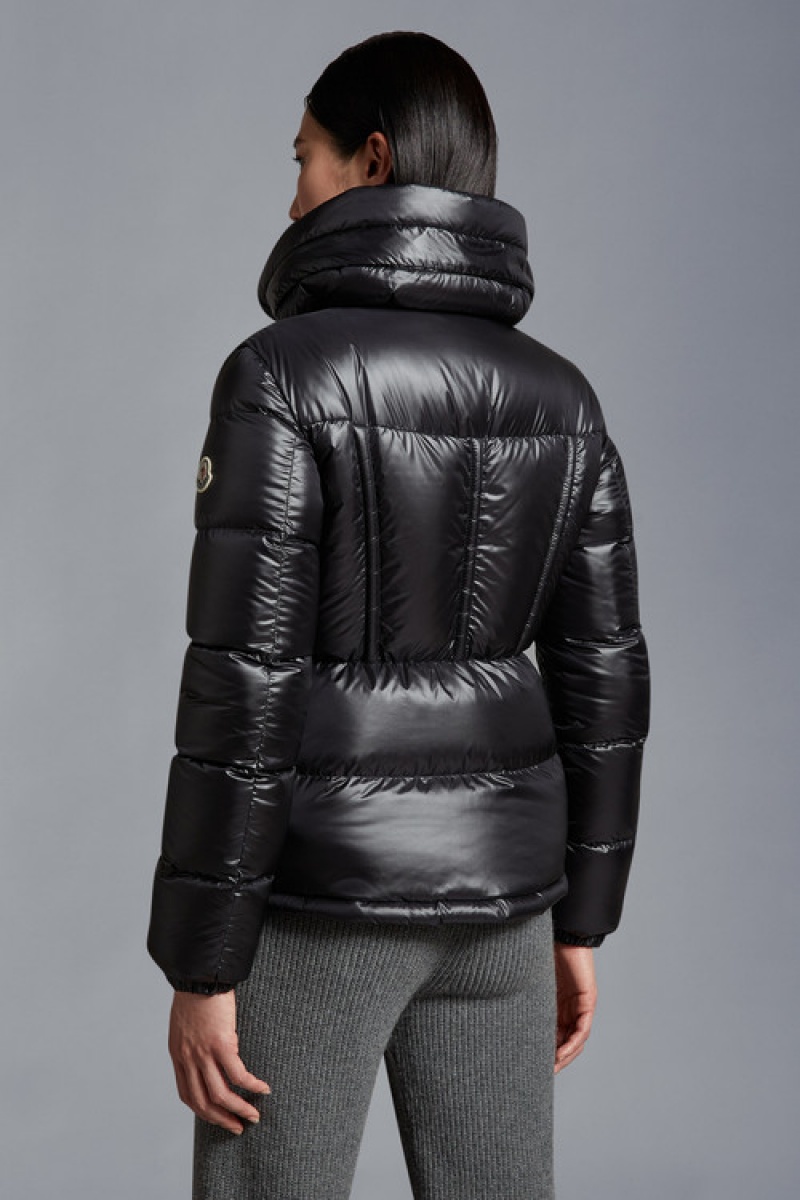 Chamarra Moncler Douro Mujer Negros | GZLE-78163