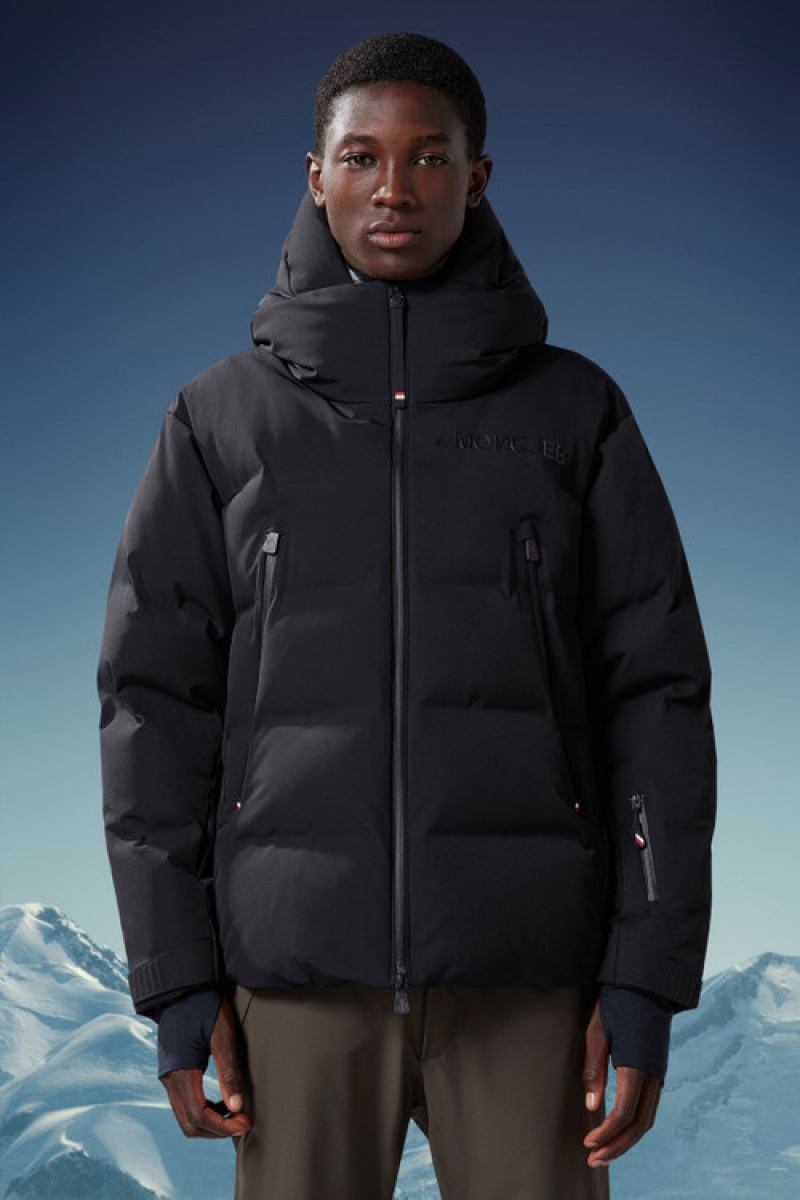 Chamarra Moncler Fellberg Hombre Negros | BQXV-57961