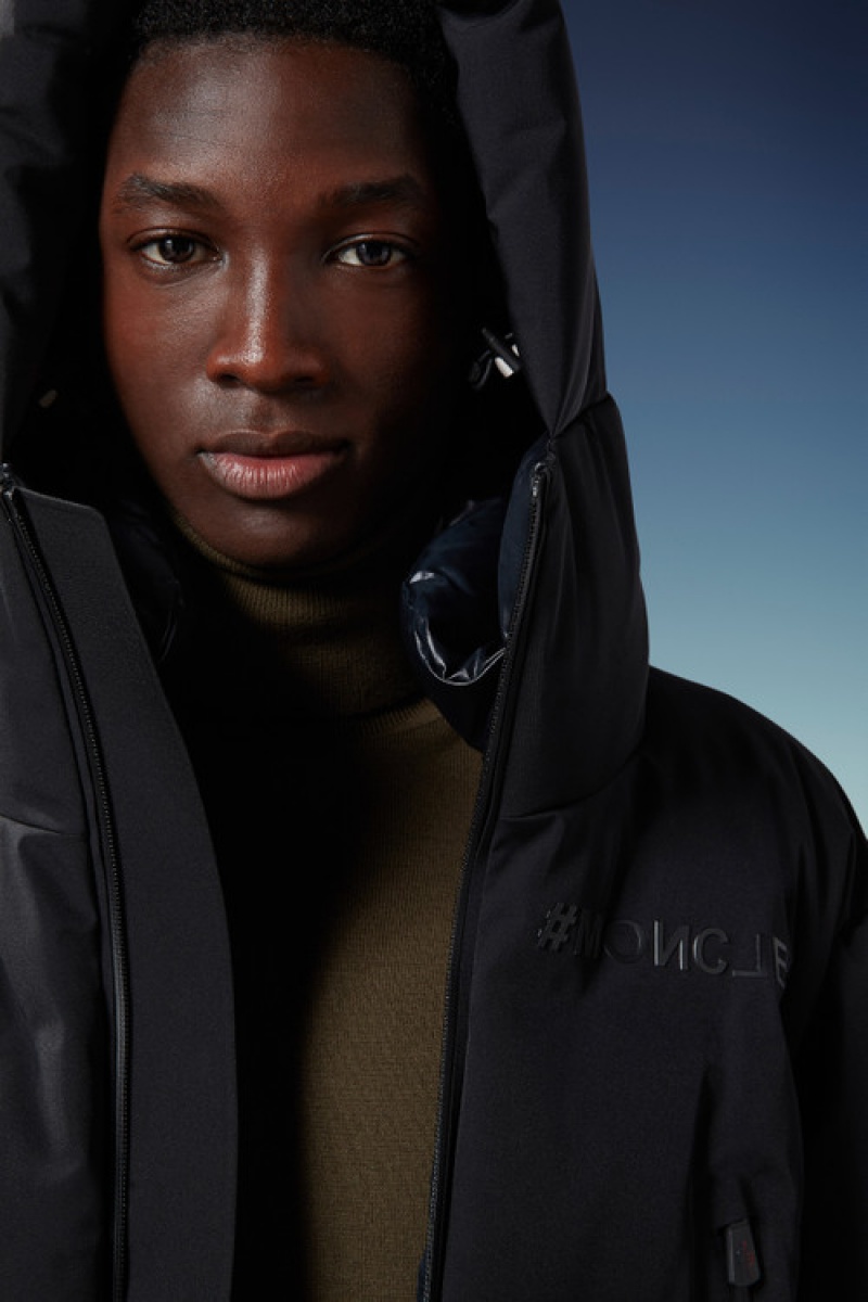 Chamarra Moncler Fellberg Hombre Negros | BQXV-57961