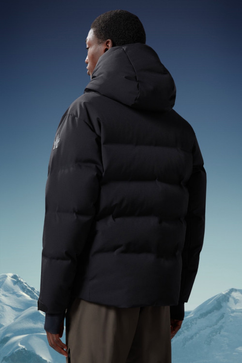 Chamarra Moncler Fellberg Hombre Negros | BQXV-57961