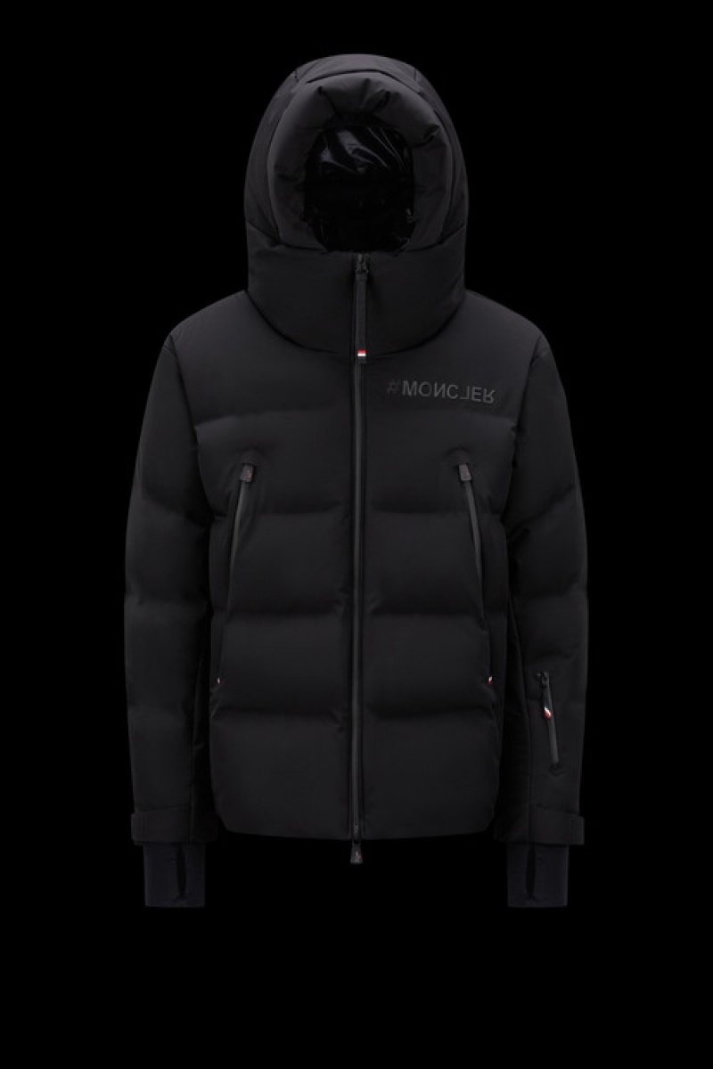 Chamarra Moncler Fellberg Hombre Negros | BQXV-57961