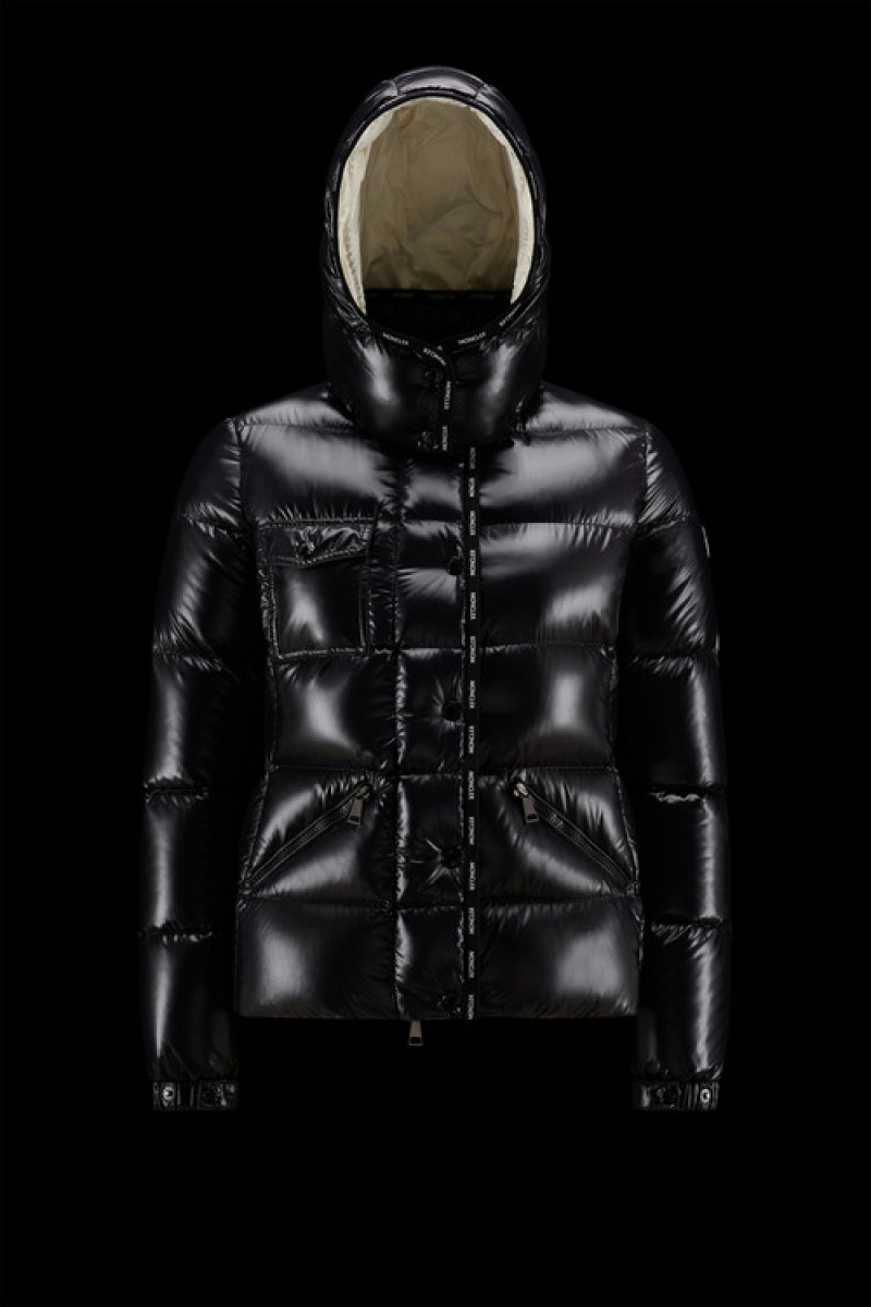 Chamarra Moncler Flumet Mujer Negros | QKFY-82634