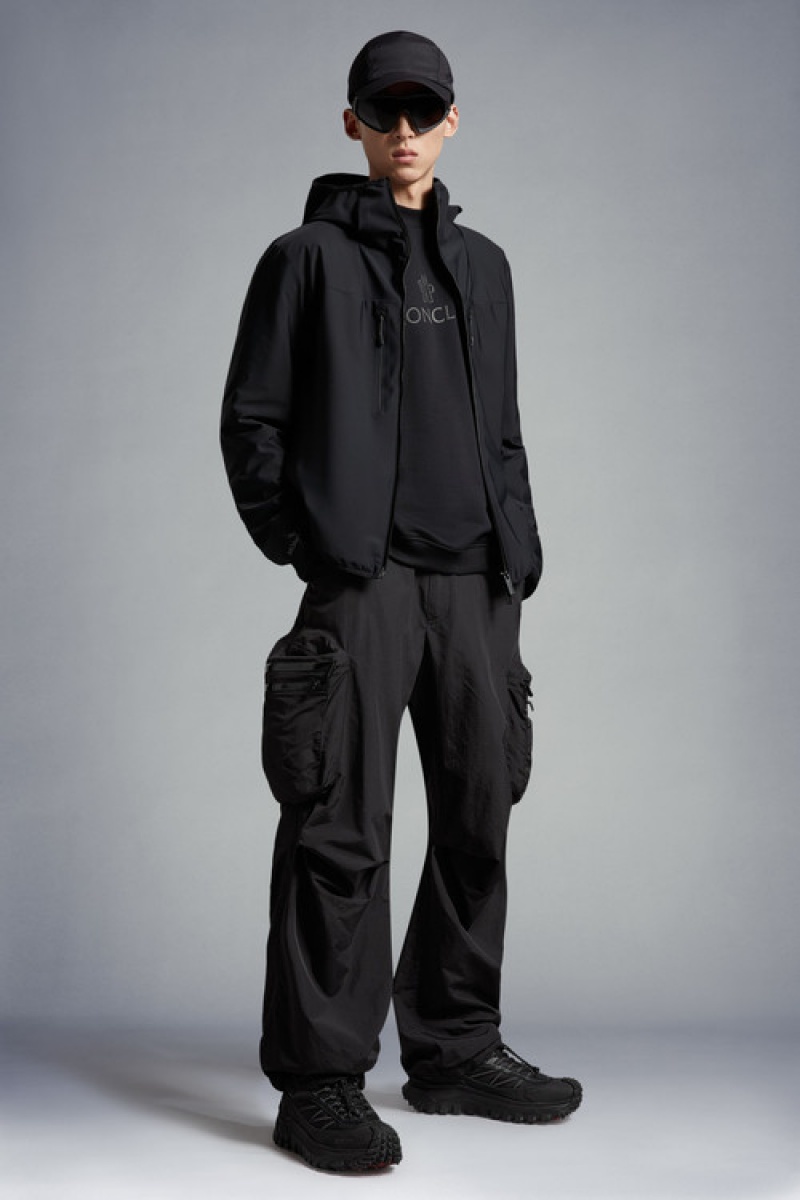 Chamarra Moncler Foreant Hombre Negros | CXTK-94708