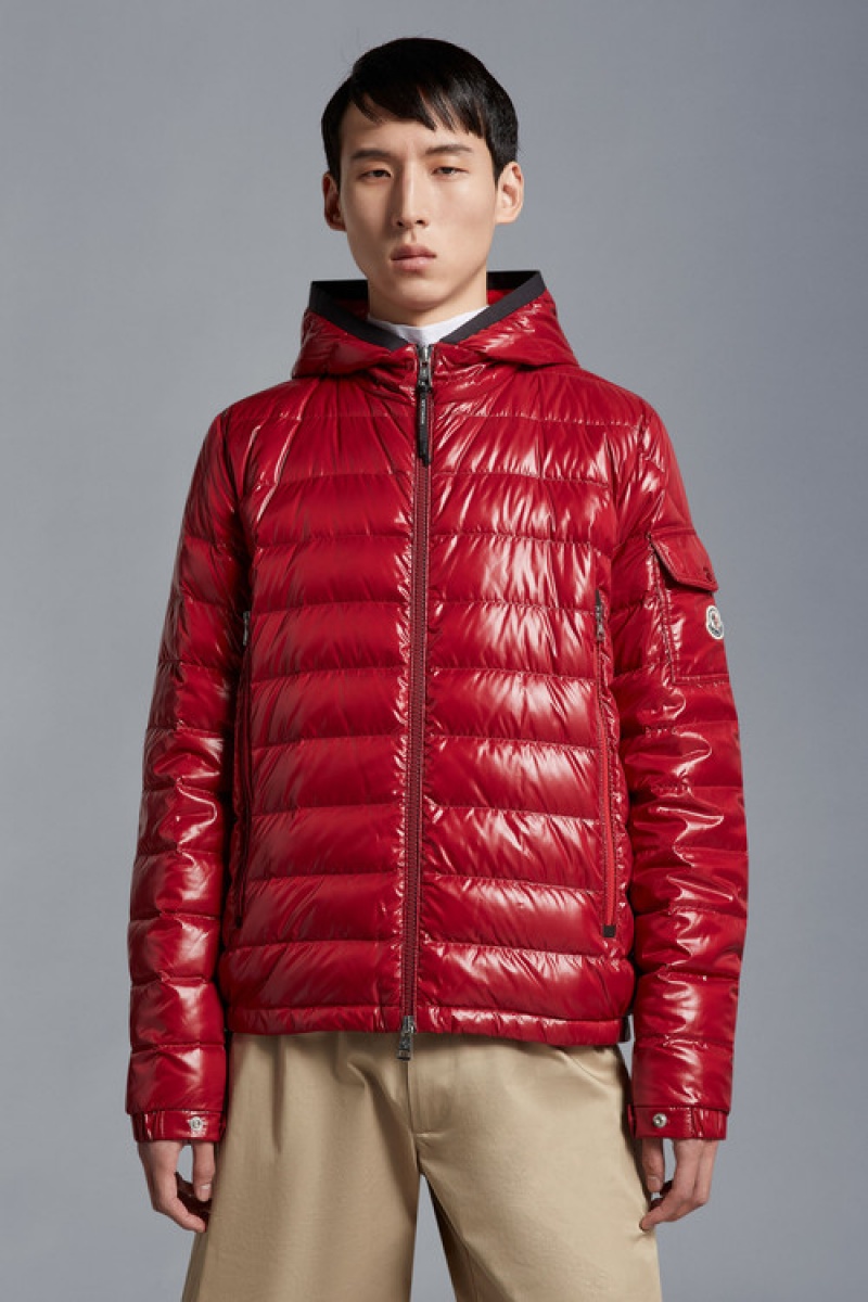 Chamarra Moncler Galion Hombre Rojos Oscuro | HRTJ-87640