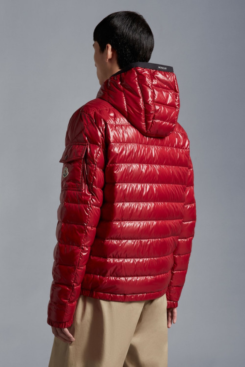 Chamarra Moncler Galion Hombre Rojos Oscuro | HRTJ-87640