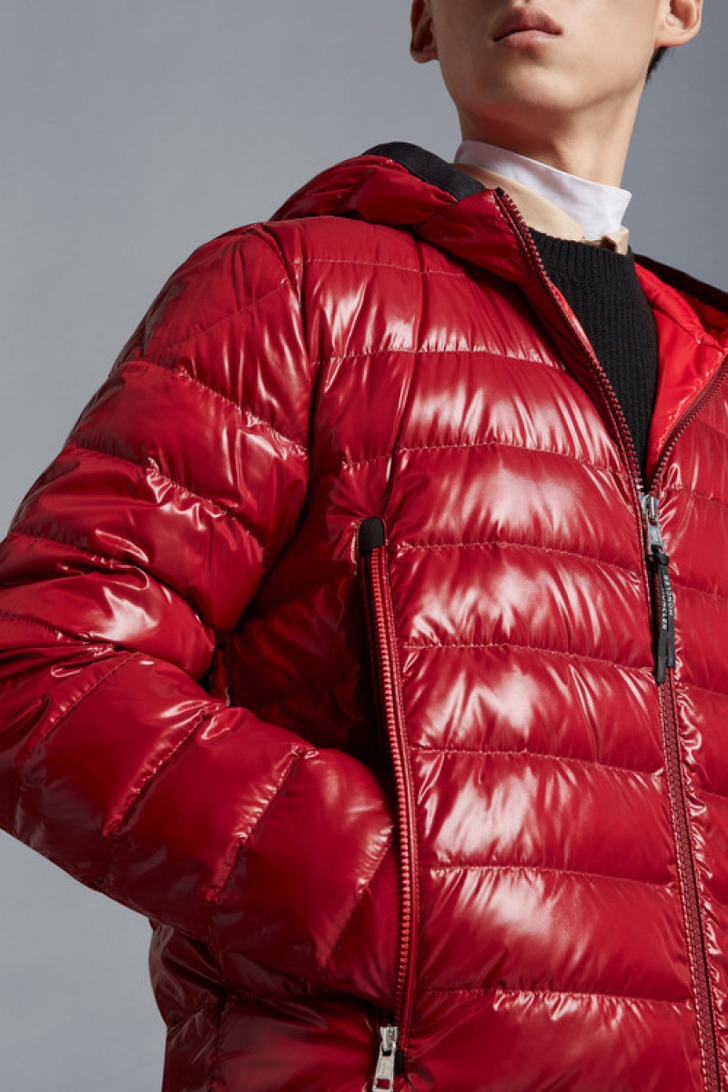 Chamarra Moncler Galion Hombre Rojos Oscuro | HRTJ-87640