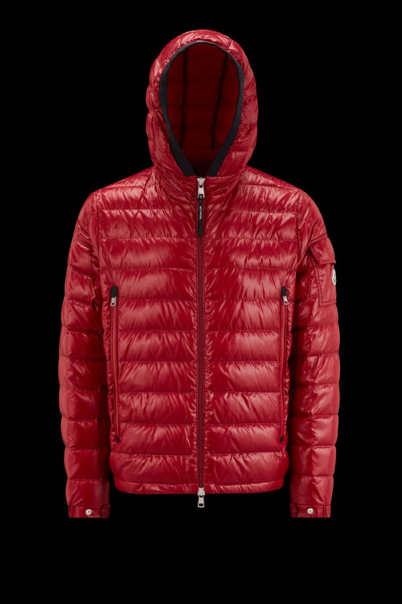 Chamarra Moncler Galion Hombre Rojos Oscuro | HRTJ-87640