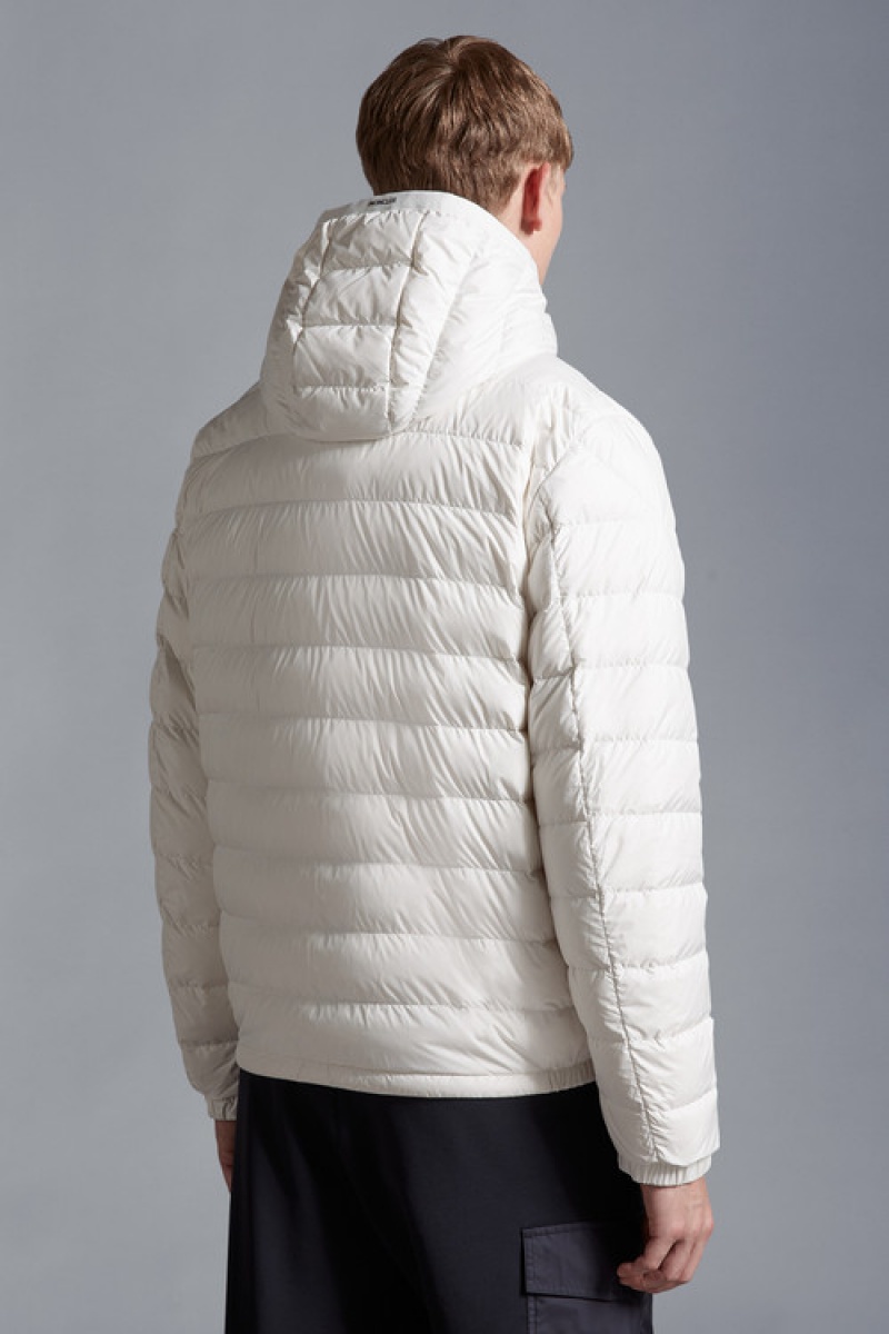 Chamarra Moncler Galion Hombre Blancos | ZHAJ-95823