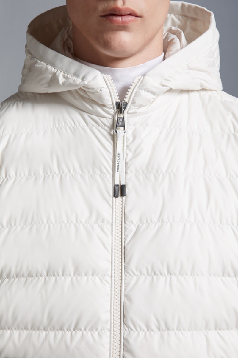 Chamarra Moncler Galion Hombre Blancos | ZHAJ-95823