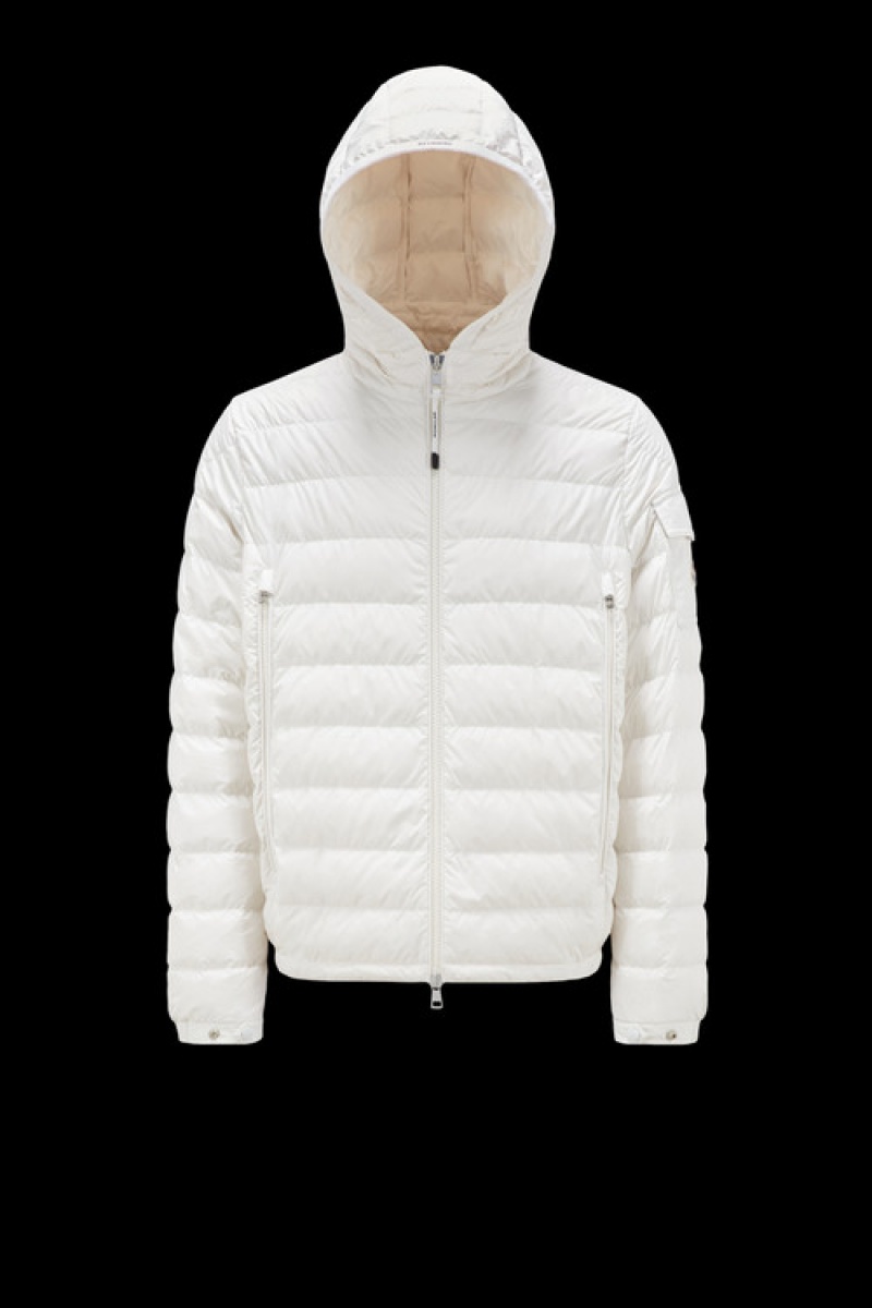 Chamarra Moncler Galion Hombre Blancos | ZHAJ-95823