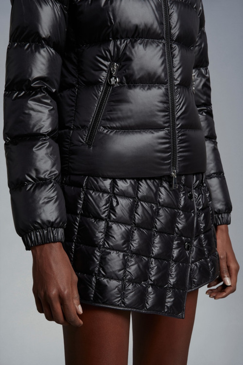 Chamarra Moncler Gles Mujer Negros | DJVP-81752