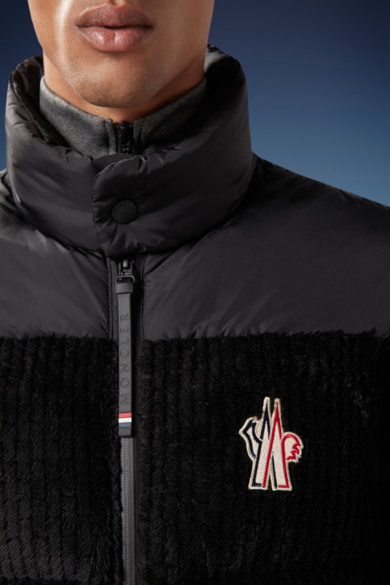 Chamarra Moncler Granier Hombre Negros | BZDM-64092