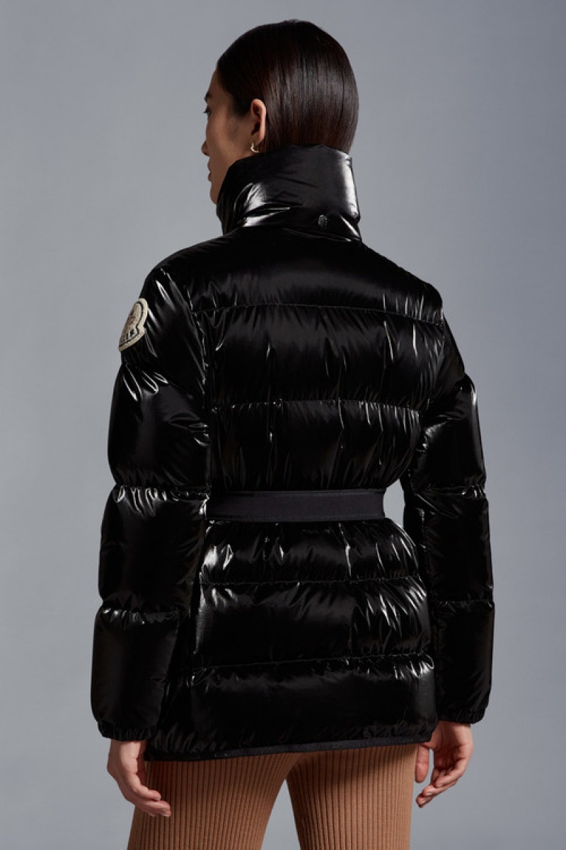 Chamarra Moncler Herault Mujer Negros | CFYJ-65398