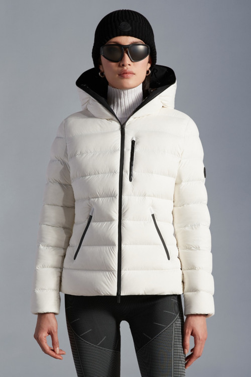 Chamarra Moncler Herbe Mujer Blancos | PHKX-47213