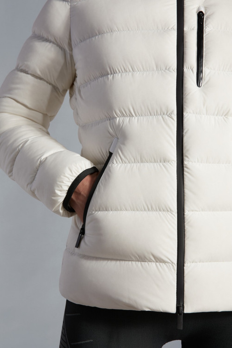 Chamarra Moncler Herbe Mujer Blancos | PHKX-47213