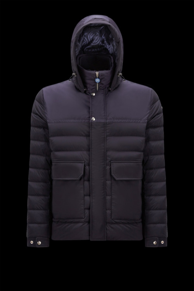 Chamarra Moncler Inter X Moncler Hombre Azul Marino Azules | NZFC-01354