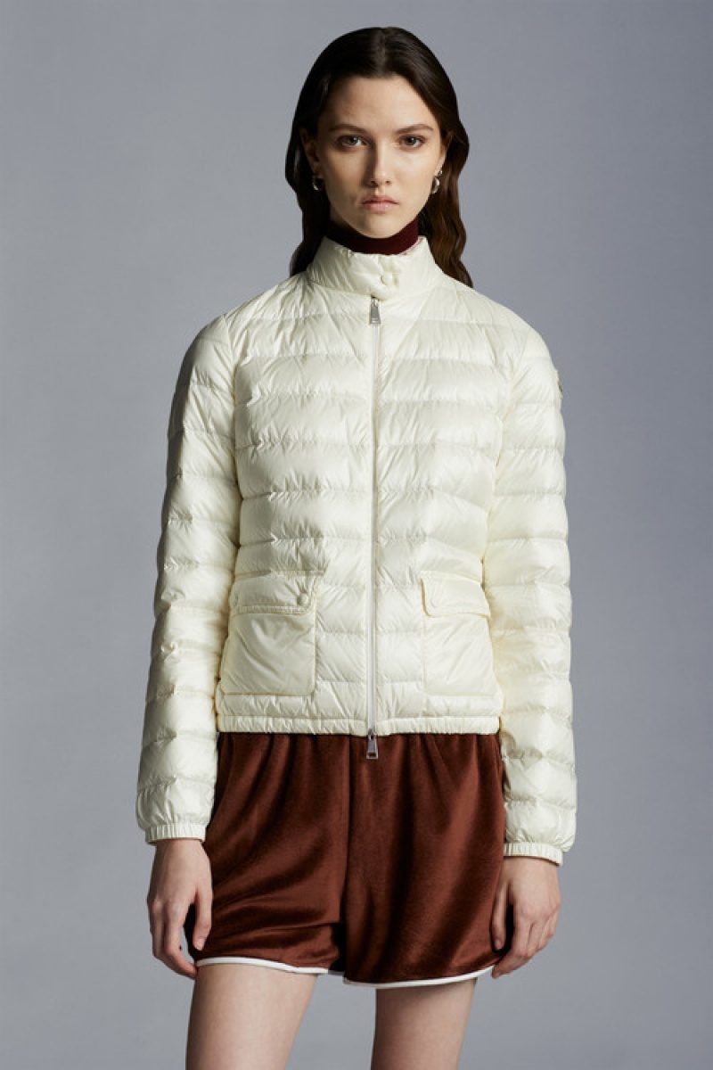 Chamarra Moncler Lans Mujer Blancos | IWAB-32871