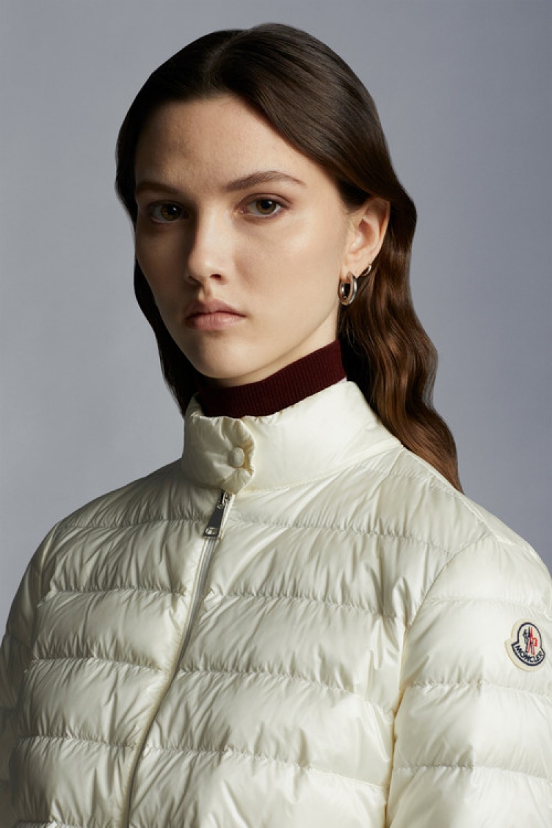 Chamarra Moncler Lans Mujer Blancos | IWAB-32871